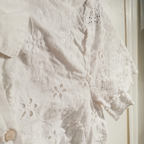 White cotton Blouse - Picture 5 of 5